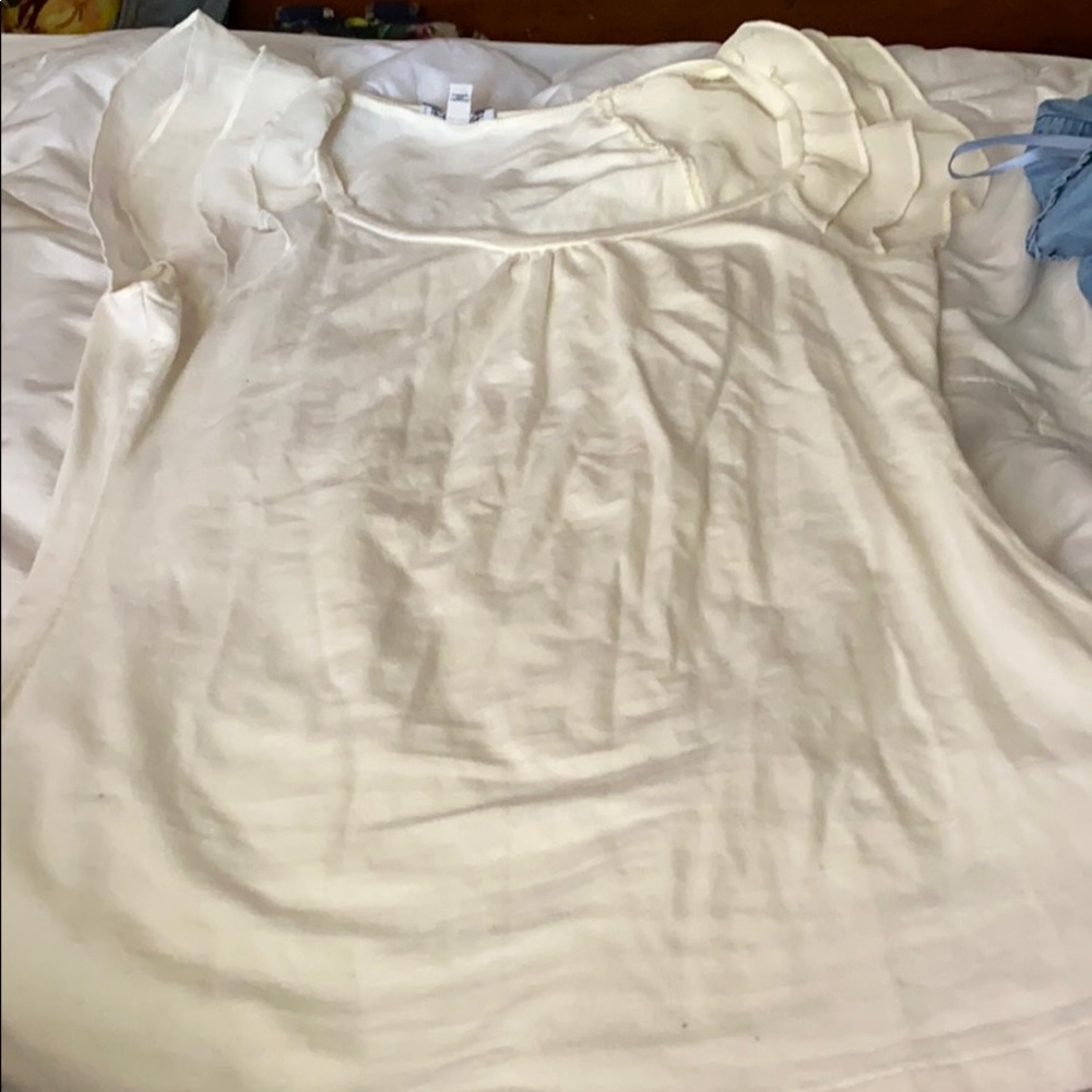 A white express shirt